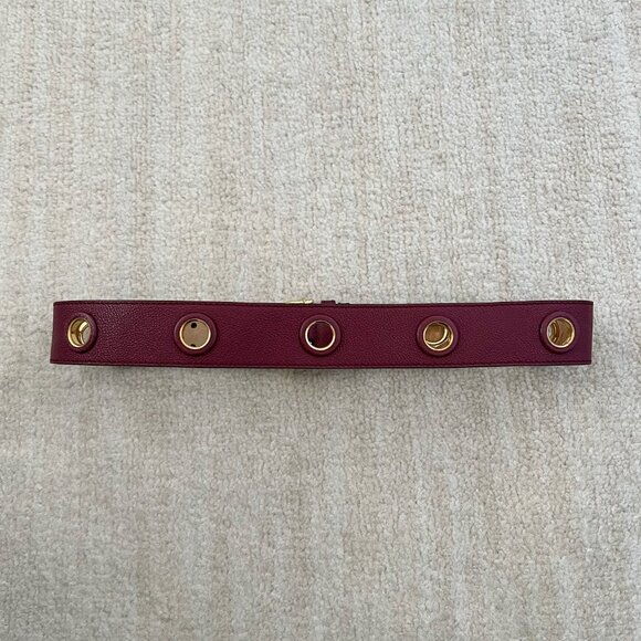 Burberry Leather Grommet Belt 30/75 Equestrian main image 4